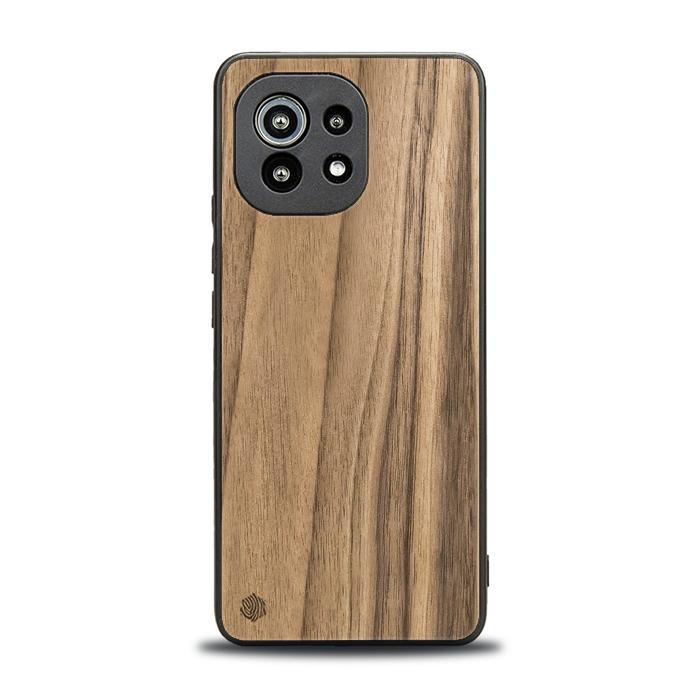 Xiaomi Mi 11 lite / 5G / 5G NE Handyhülle aus Holz - Nussbaum