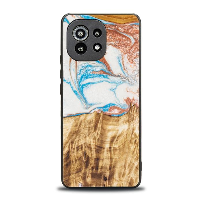 Xiaomi Mi 11 Handyhülle aus Harz und Holz - SYNERGY#47