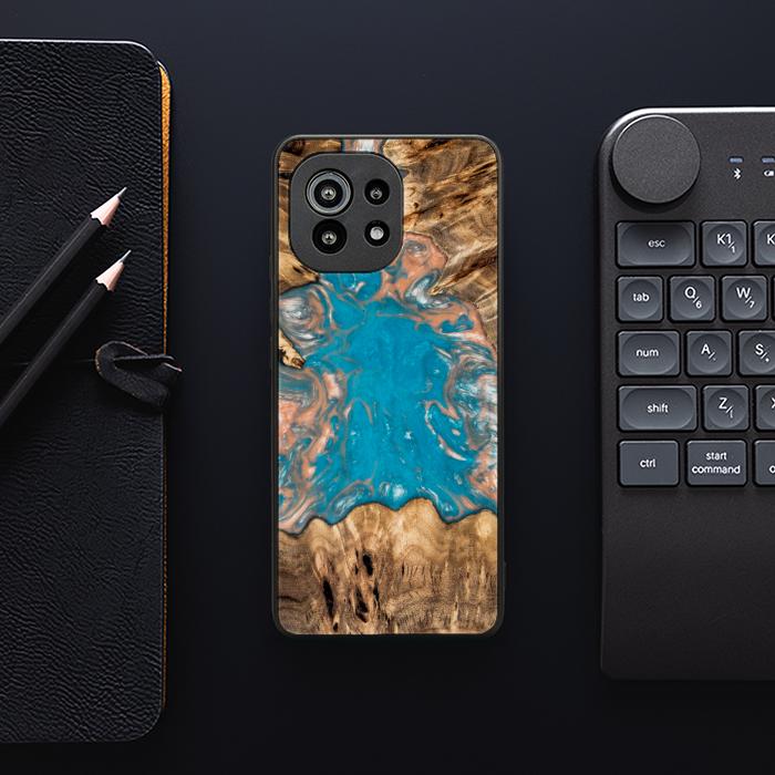 Xiaomi Mi 11 Handyhülle aus Harz und Holz - SYNERGY#A97