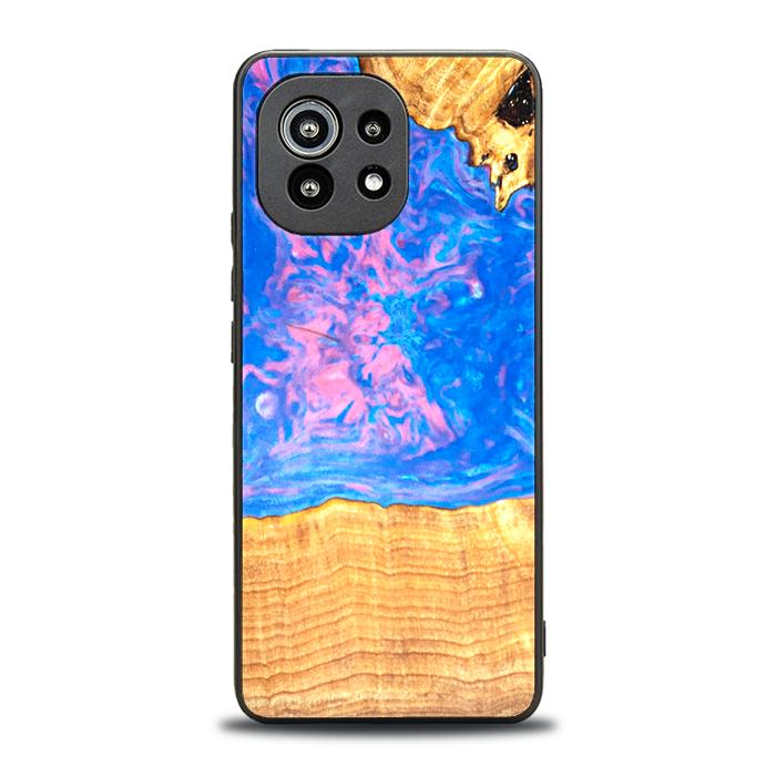 Xiaomi Mi 11 Handyhülle aus Harz und Holz - SYNERGY#B23