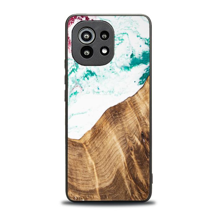 Xiaomi Mi 11 Handyhülle aus Harz und Holz - SYNERGY#C14