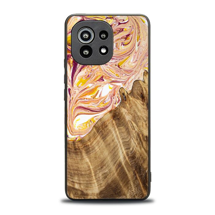 Xiaomi Mi 11 Handyhülle aus Harz und Holz - SYNERGY#C48
