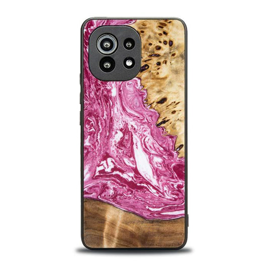 Xiaomi Mi 11 Handyhülle aus Harz und Holz - Synergy#129