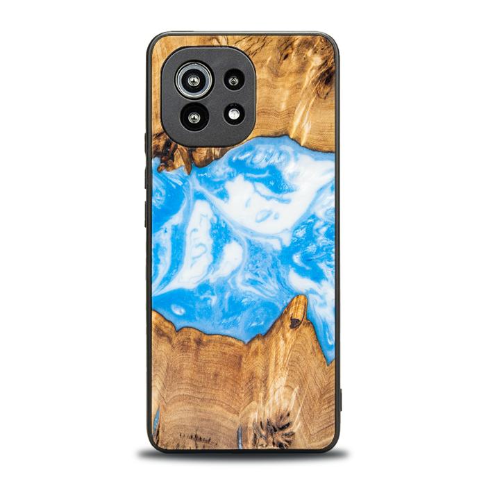 Xiaomi Mi 11 Handyhülle aus Harz und Holz - Synergy#A34