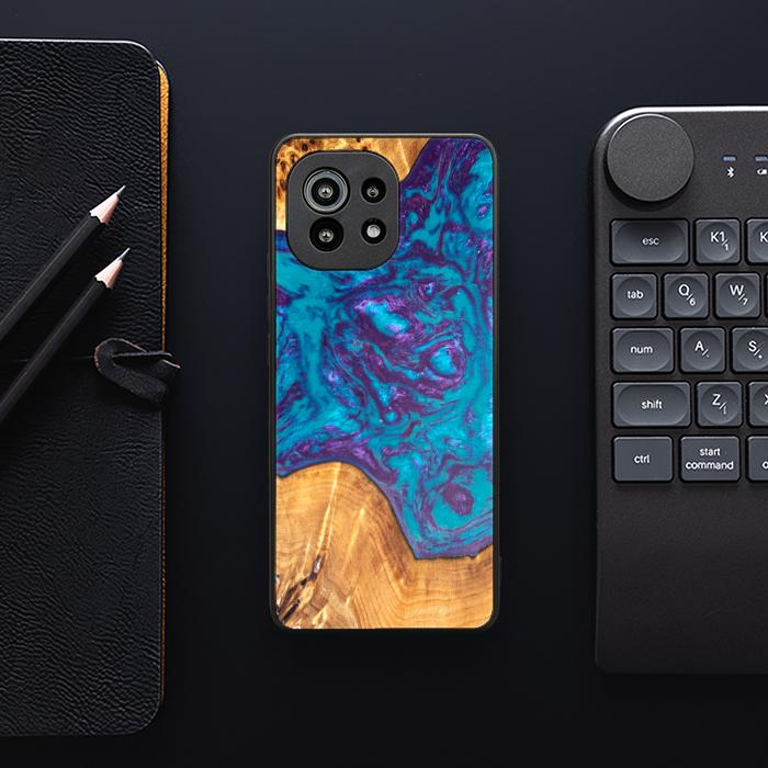 Xiaomi Mi 11 Handyhülle aus Harz und Holz - Synergy#B28