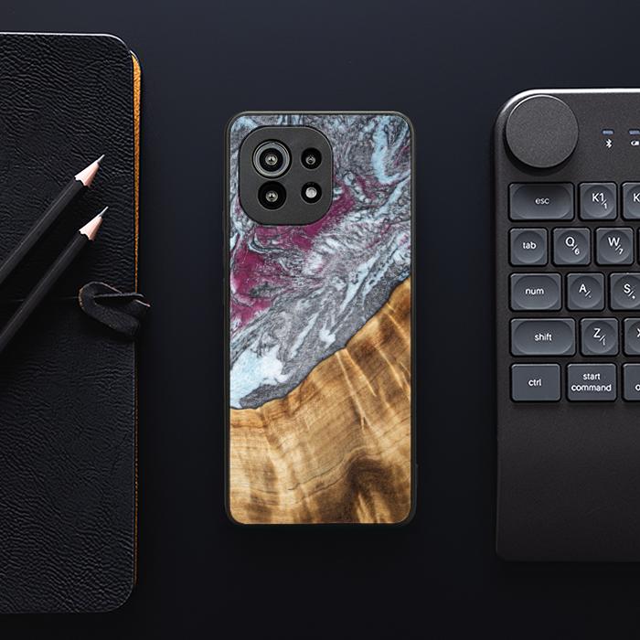 Xiaomi Mi 11 Handyhülle aus Harz und Holz - Synergy#C12
