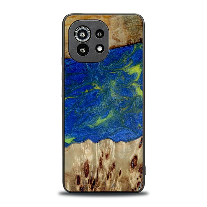 Xiaomi Mi 11 Handyhülle aus Harz und Holz - Synergy#D102