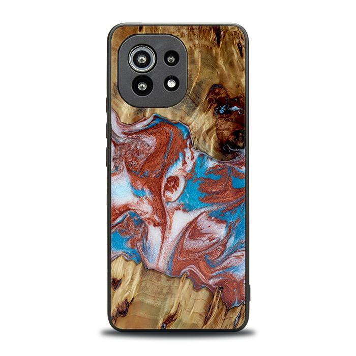 Xiaomi Mi 11 Handyhülle aus Harz und Holz - Synergy#D103