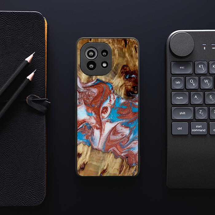 Xiaomi Mi 11 Handyhülle aus Harz und Holz - Synergy#D103