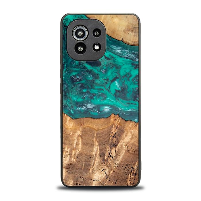Xiaomi Mi 11 Handyhülle aus Harz und Holz - Synergy#D109
