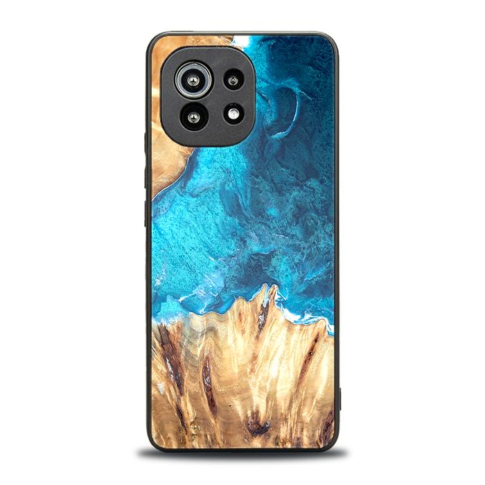 Xiaomi Mi 11 Handyhülle aus Harz und Holz - Synergy#D115