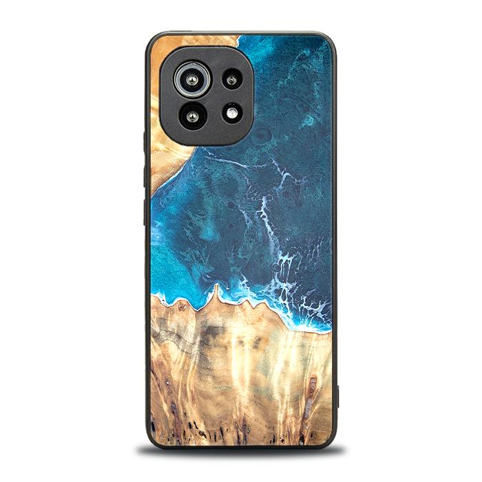 Xiaomi Mi 11 Handyhülle aus Harz und Holz - Synergy#D116