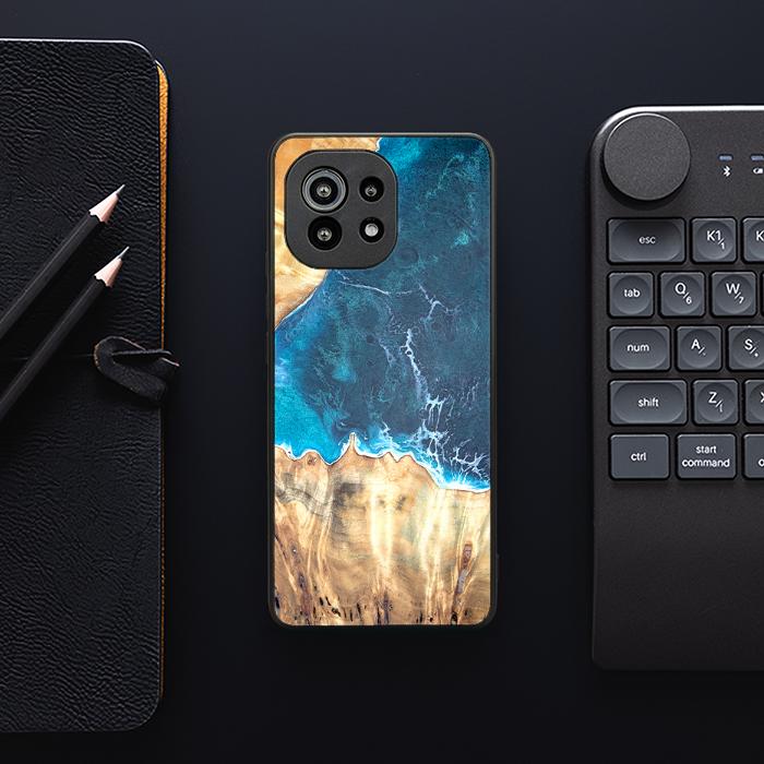 Xiaomi Mi 11 Handyhülle aus Harz und Holz - Synergy#D116