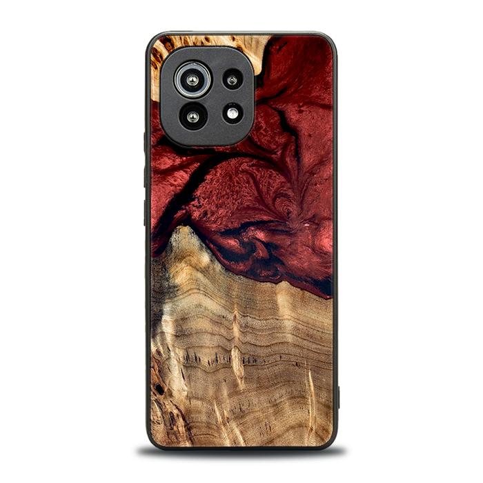 Xiaomi Mi 11 Handyhülle aus Harz und Holz - Synergy#D122