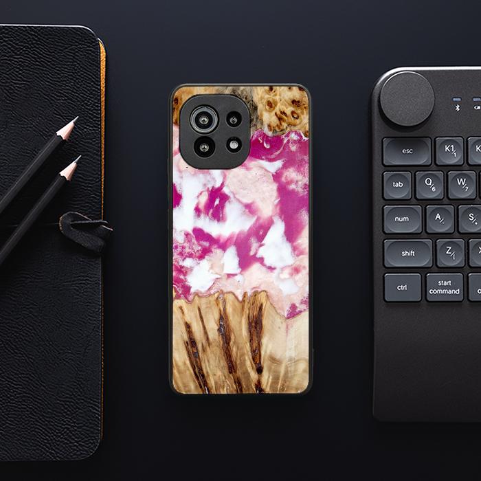 Xiaomi Mi 11 Handyhülle aus Harz und Holz - Synergy#D124