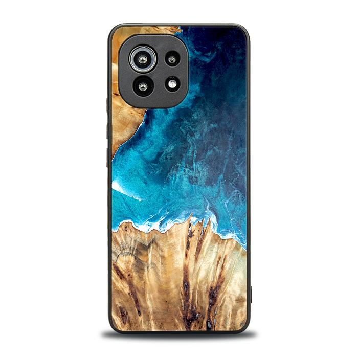 Xiaomi Mi 11 Handyhülle aus Harz und Holz - Synergy#D126