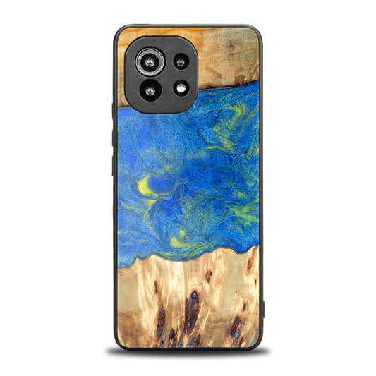 Xiaomi Mi 11 Handyhülle aus Harz und Holz - Synergy#D131