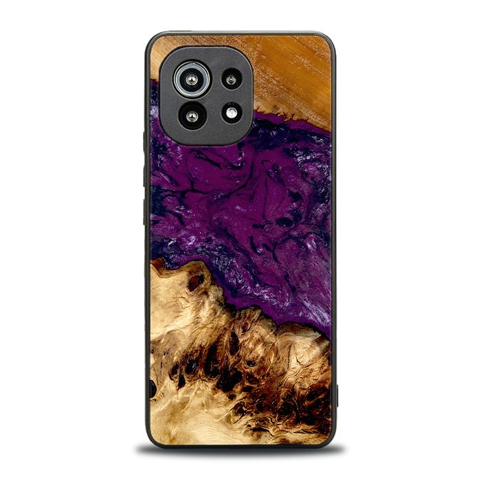 Xiaomi Mi 11 Handyhülle aus Harz und Holz - Synergy#D134