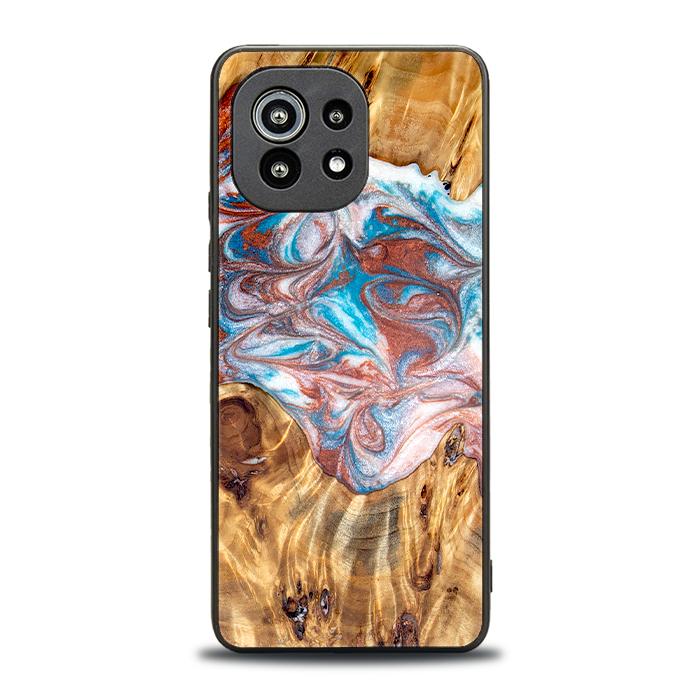 Xiaomi Mi 11 Handyhülle aus Harz und Holz - Synergy#D138
