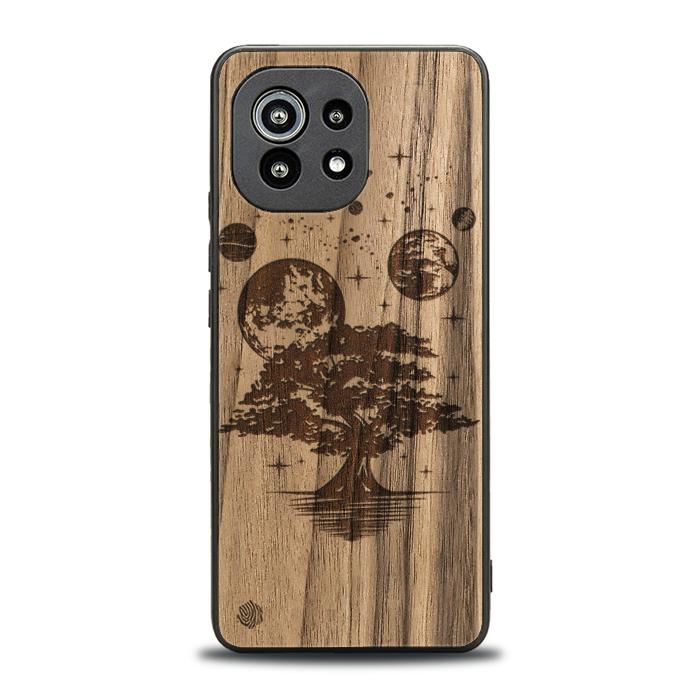 Xiaomi Mi 11 Handyhülle aus Holz - Galactic Garden