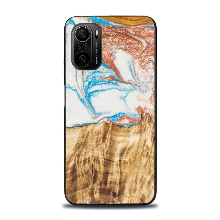Xiaomi Mi 11i Handyhülle aus Harz und Holz - SYNERGY#47