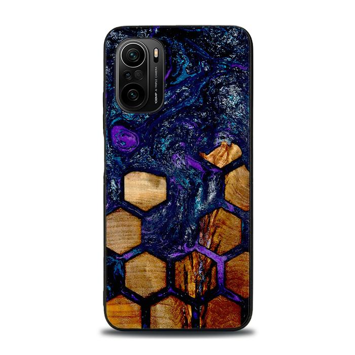 Xiaomi Mi 11i Handyhülle aus Harz und Holz - Synergy#D105