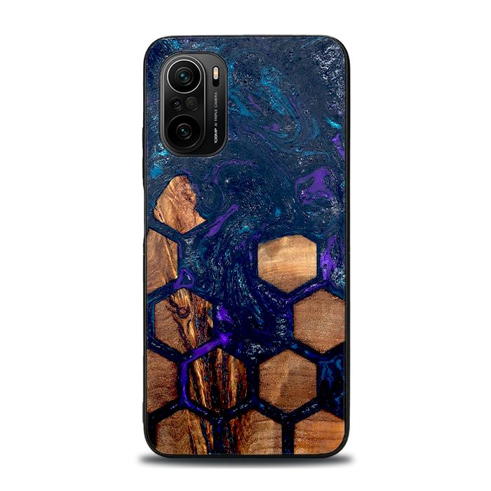 Xiaomi Mi 11i Handyhülle aus Harz und Holz - Synergy#D106