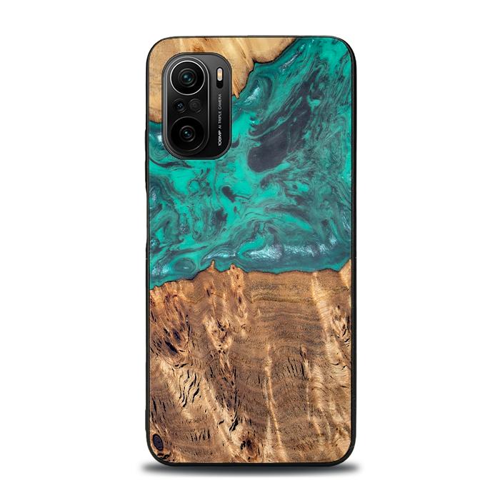 Xiaomi Mi 11i Handyhülle aus Harz und Holz - Synergy#D108