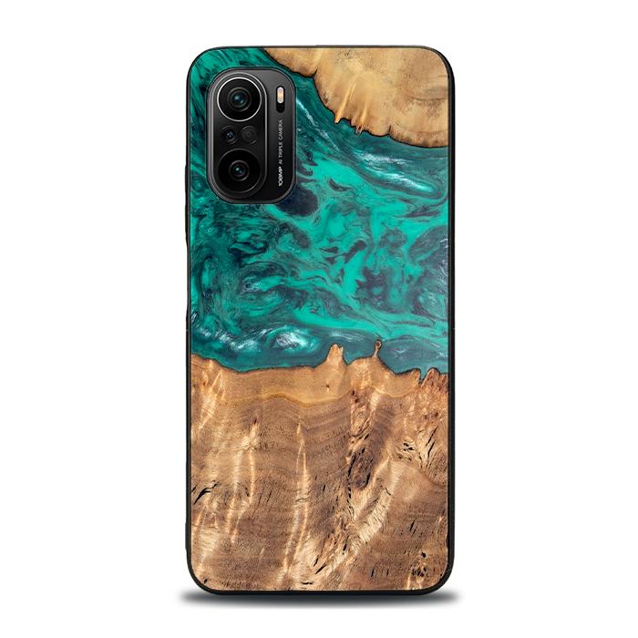 Xiaomi Mi 11i Handyhülle aus Harz und Holz - Synergy#D112