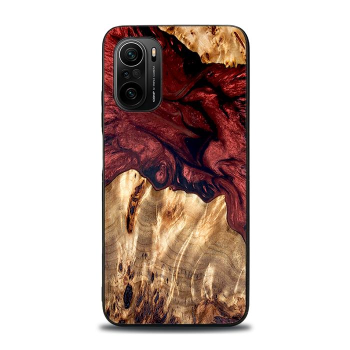 Xiaomi Mi 11i Handyhülle aus Harz und Holz - Synergy#D121