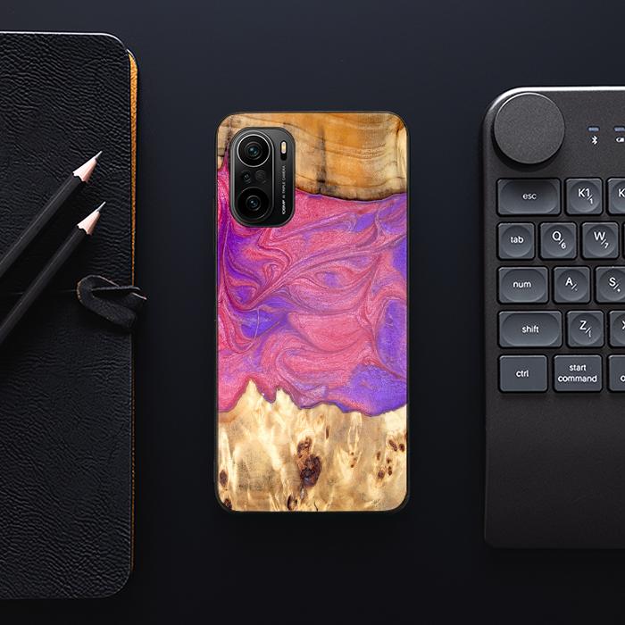 Xiaomi Mi 11i Handyhülle aus Harz und Holz - Synergy#D136