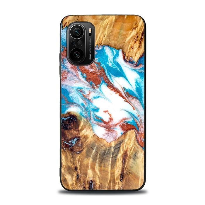 Xiaomi Mi 11i Handyhülle aus Harz und Holz - Synergy#D137