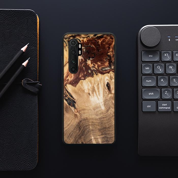 Xiaomi Mi NOTE 10 lite Handyhülle aus Harz und Holz - SYNERGY#A100