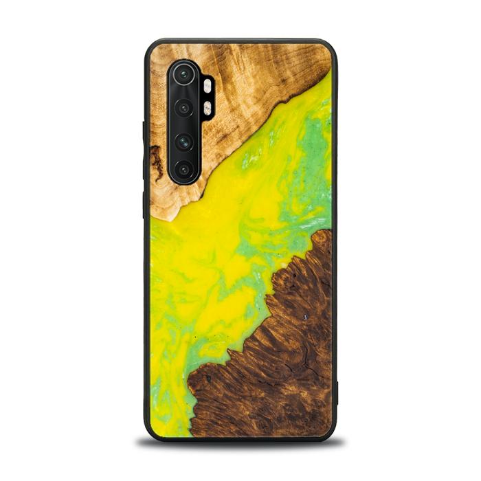 Xiaomi Mi NOTE 10 lite Handyhülle aus Harz und Holz - SYNERGY#A12