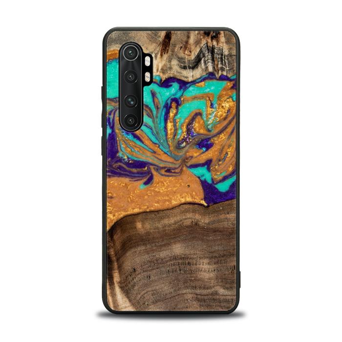 Xiaomi Mi NOTE 10 lite Handyhülle aus Harz und Holz - SYNERGY#A122