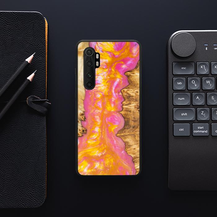 Xiaomi Mi NOTE 10 lite Handyhülle aus Harz und Holz - SYNERGY#A20