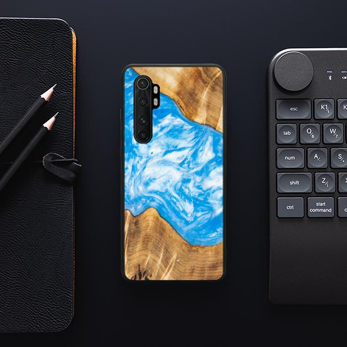 Xiaomi Mi NOTE 10 lite Handyhülle aus Harz und Holz - SYNERGY#A28