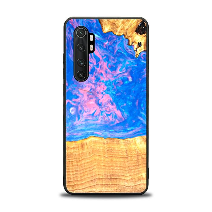 Xiaomi Mi NOTE 10 lite Handyhülle aus Harz und Holz - SYNERGY#B23