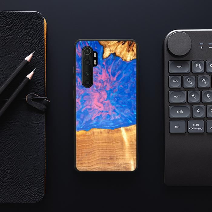 Xiaomi Mi NOTE 10 lite Handyhülle aus Harz und Holz - SYNERGY#B29