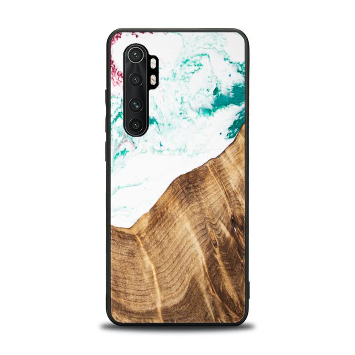 Xiaomi Mi NOTE 10 lite Handyhülle aus Harz und Holz - SYNERGY#C14
