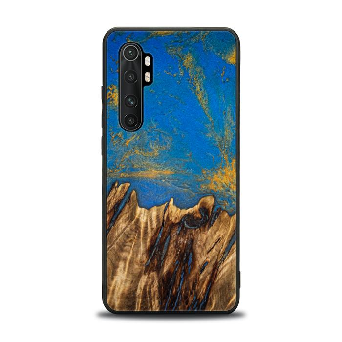 Xiaomi Mi NOTE 10 lite Handyhülle aus Harz und Holz - SYNERGY#C43