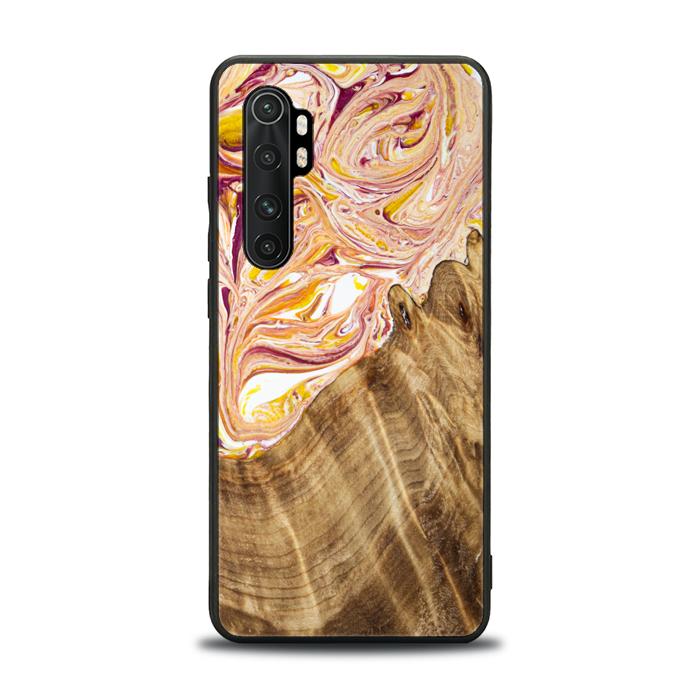 Xiaomi Mi NOTE 10 lite Handyhülle aus Harz und Holz - SYNERGY#C48