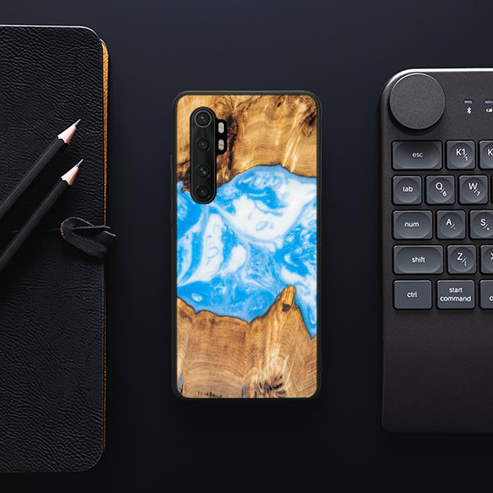Xiaomi Mi NOTE 10 lite Handyhülle aus Harz und Holz - Synergy#A34