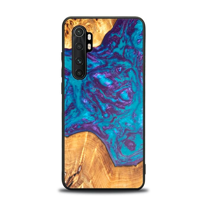Xiaomi Mi NOTE 10 lite Handyhülle aus Harz und Holz - Synergy#B28