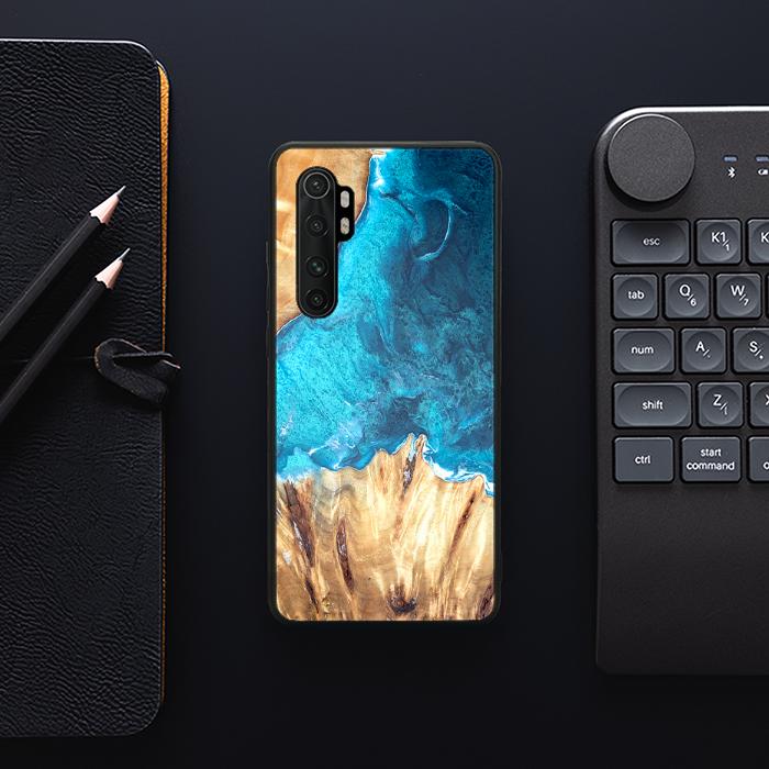 Xiaomi Mi NOTE 10 lite Handyhülle aus Harz und Holz - Synergy#D115