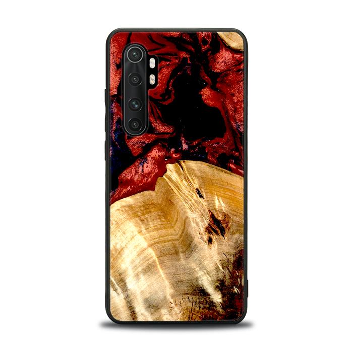 Xiaomi Mi NOTE 10 lite Handyhülle aus Harz und Holz - Synergy#D117