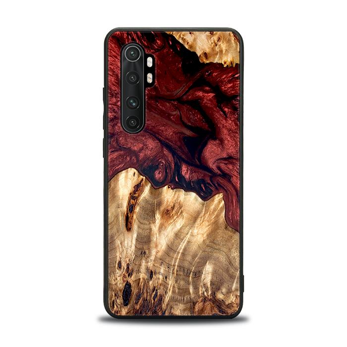 Xiaomi Mi NOTE 10 lite Handyhülle aus Harz und Holz - Synergy#D121