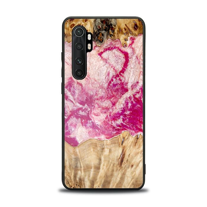 Xiaomi Mi NOTE 10 lite Handyhülle aus Harz und Holz - Synergy#D123