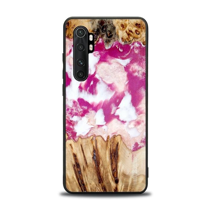 Xiaomi Mi NOTE 10 lite Handyhülle aus Harz und Holz - Synergy#D124