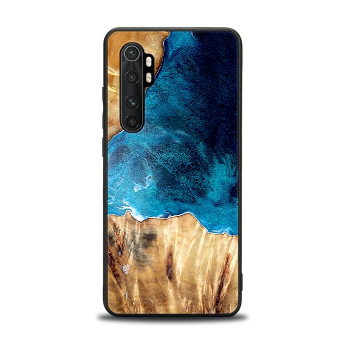 Xiaomi Mi NOTE 10 lite Handyhülle aus Harz und Holz - Synergy#D127